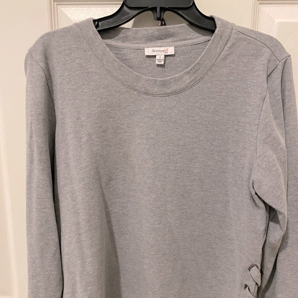 Grey pullover sweater